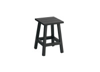 SET DE 2 TABOURETS OU TABLES D'APPOINT EN ALUMINIUM GRIS TAUPE OU BLANC - MESSINA PAR GARDEN ART