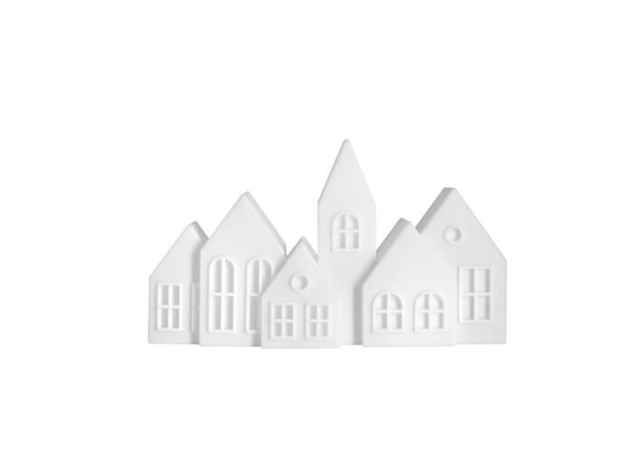 VILLAGE LUMINEUX EN POLYETHYLENE ROUGE OU BLANC - KUUSI PAR SLIDE