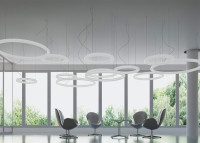 SUSPENSION CONTEMPORAINE FORME SPHERE DESIGN ROBERTO PAOLI - GIOTTO PAR SLIDE
