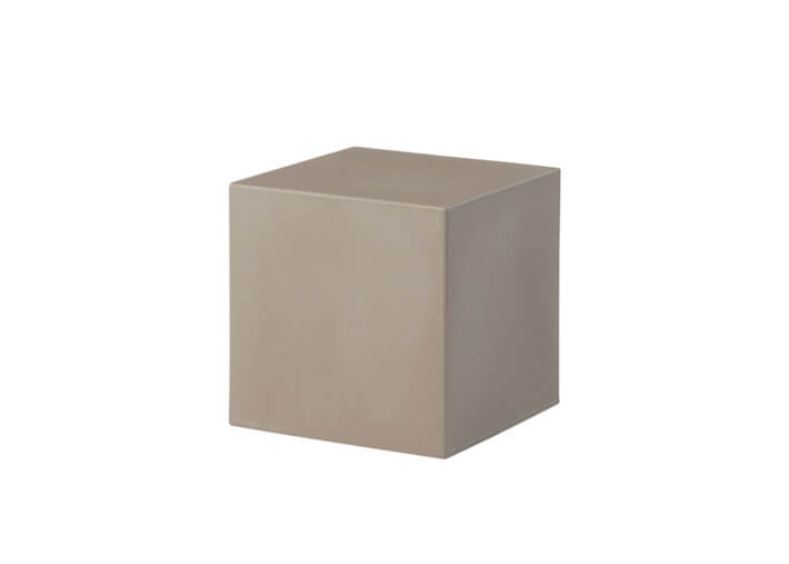 POUF CUBIQUE EN POLYETHYLENE 13 COULEURS AU CHOIX - CUBO 40 PAR SLIDE