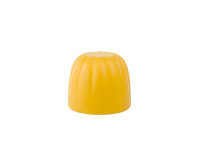 POUF D'EXTERIEUR EN MOUSSE POLYURETHANE BLANC NOIR JAUNE OU GRIS - GELEE PAR R. PAOLI - SLIDE