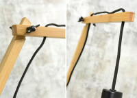 APPLIQUE MODERNE AU DESIGN NATUREL AVEC BRAS ORIENTABLE EN BAMBOU TRESSE - BALI 3 PAR GOOD&MOJO