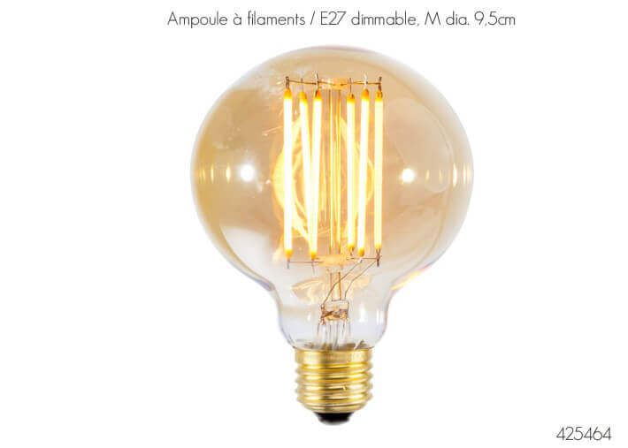 APPLIQUE A LONG BRAS ORIENTABLE FORME SPHERE EN BAMBOU NATUREL 2 COLORIS - BROMO PAR GOOD&MOJO
