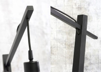 LAMPADAIRE MODERNE ET CHALEUREUX FORME SPHERIQUE EN BAMBOU NATUREL OU NOIR H176 - CANGO PAR GOOD&MOJO