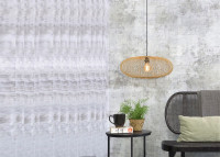 SUSPENSION CONTEMPORAINE FORME SPHERIQUE EN BAMBOU NATUREL OU NOIR - CANGO PAR GOOD&MOJO