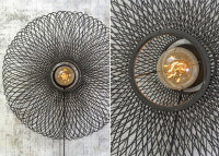APPLIQUE MURALE ORIGINALE ET TENDANCE EN BAMBOU NATUREL OU NOIR - CANGO PAR GOOD&MOJO