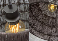 SUSPENSION TENDANCE ET ORIGINALE EN JUTE NATUREL OU NOIR - IGUAZU PAR GOOD&MOJO