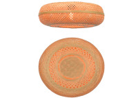 PLAFONNIER ORIGINAL EN BAMBOU TRESSE NATUREL BLANC ET NOIR 2 TAILLES - PALAWAN PAR GOOD&MOJO