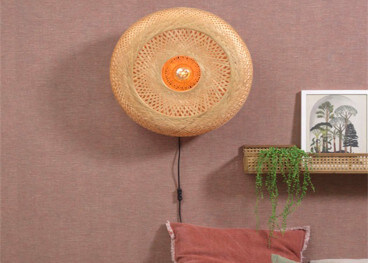 Applique en bambou abat-jour naturel palawan - good&mojo 2