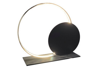 LAMPE A POSER ORIGINALE EN METAL NOIR ET RUBAN LED - AGATHE PAR ANGEL DES MONTAGNES 2
