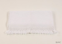 SERVIETTE DE TOILETTE OU DRAP DE BAIN EN COTON BLANC SABLE OU GRIS - CARINE PAR HOUSE IN STYLE