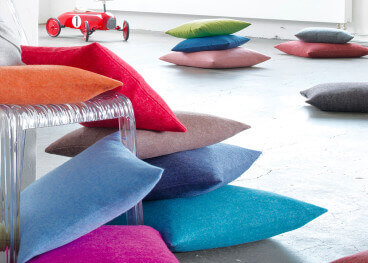 Coussin Boston en laine d'agneau Eagle Products