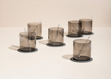 DESSOUS DE VERRE VENDUS PAR 4 UNITES EN GEL POLYURETHANE 11 COULEURS AU CHOIX - SOTTOBI PAR GEELLI