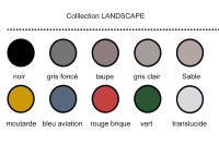 POT DE RANGEMENT POUR BUREAU OU SALLE DE BAIN 12 COULEURS LANDSCAPE TRAY PAR GEELLI