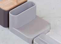 POT DE RANGEMENT POUR BUREAU OU SALLE DE BAIN 12 COULEURS LANDSCAPE TRAY PAR GEELLI