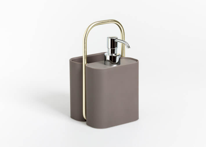 DISTRIBUTEUR DE SAVON OU GEL DESINFECTANT EN POLYURETHANE COLORE - SOAP PLY PAR GEELLI