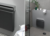 ASSISSE  DE DOUCHE MURALE DESIGN QUADRA