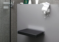 ASSISSE  DE DOUCHE MURALE DESIGN QUADRA