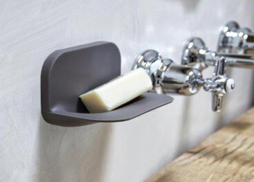 PORTE SAVON MURAL EN SILICONE PH PAR GEELLI