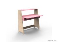 PETIT BUREAU ENFANT EVOLUTIF AVEC OU SANS ETAGERES DE RANGEMENT - ASYMETRY PAR MATHY BY BOLS