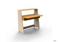 PETIT BUREAU ENFANT EVOLUTIF AVEC OU SANS ETAGERES DE RANGEMENT - ASYMETRY PAR MATHY BY BOLS