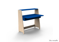 PETIT BUREAU ENFANT EVOLUTIF AVEC OU SANS ETAGERES DE RANGEMENT - ASYMETRY PAR MATHY BY BOLS
