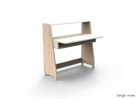 PETIT BUREAU ENFANT EVOLUTIF AVEC OU SANS ETAGERES DE RANGEMENT - ASYMETRY PAR MATHY BY BOLS