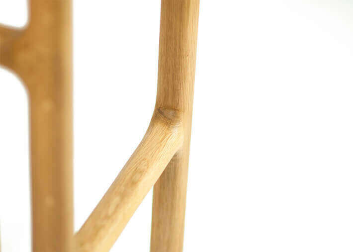 TABOURET DE BAR ORIGINAL EN BOIS DE CHENE OU NOYER - 5 HAUTEURS - FLUX PAR SZYSZKA DESIGN