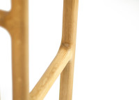 TABOURET DE BAR ORIGINAL EN BOIS DE CHENE OU NOYER - 5 HAUTEURS - FLUX PAR SZYSZKA DESIGN