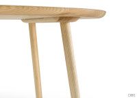 TABLE DE REPAS DESIGN SCANDINAVE EN FRENE NATUREL HUILE - 180x90 - NAIVE PAR EMKO