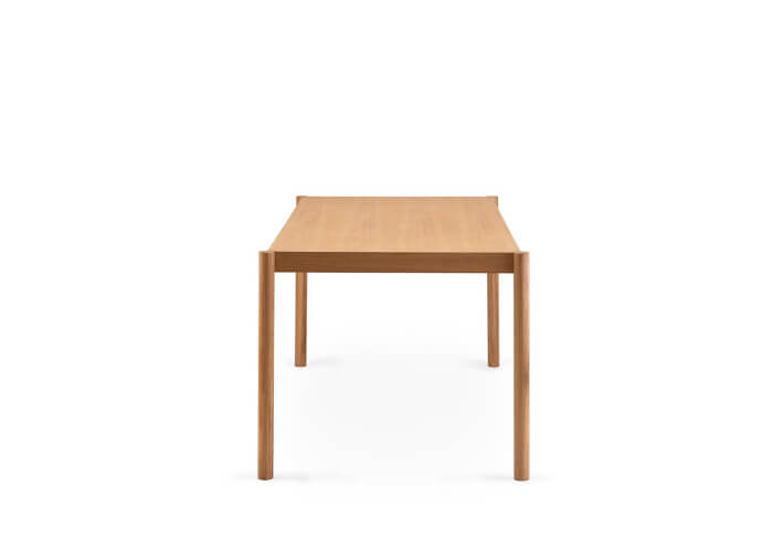 TABLE DE REPAS DESIGN SOBRE ET INTEMPOREL EN CHENE - L 160 OU 180 - CITIZEN PAR EMKO