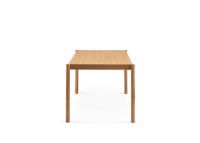 TABLE DE REPAS DESIGN SOBRE ET INTEMPOREL EN CHENE - L 160 OU 180 - CITIZEN PAR EMKO