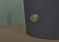 LAMPE A POSER DECORATIVE EN METAL NOIR SABLE OU TERRACOTTA - PORTO PAR IT'S ABOUT ROMI