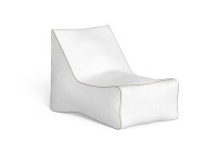 FAUTEUIL DE JARDIN CONFORTABLE ET MOELLEUX BLANC GRIS TAUPE OU BLEU - SACCO PAR TALENTI