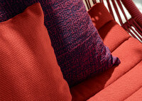 COUSSIN D'ASSISE POUR FAUTEUIL LOUNGE BEIGE GRIS OU TERRACOTTA - PANAMA PAR TALENTI