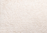 POUF CONFORTABLE D'INTERIEUR EN COTON BIO DOUX EFFET PELUCHE ECRUE ET BILLES EPS - ARM-STRONG TEDDY - TRIMM COPENHAGEN