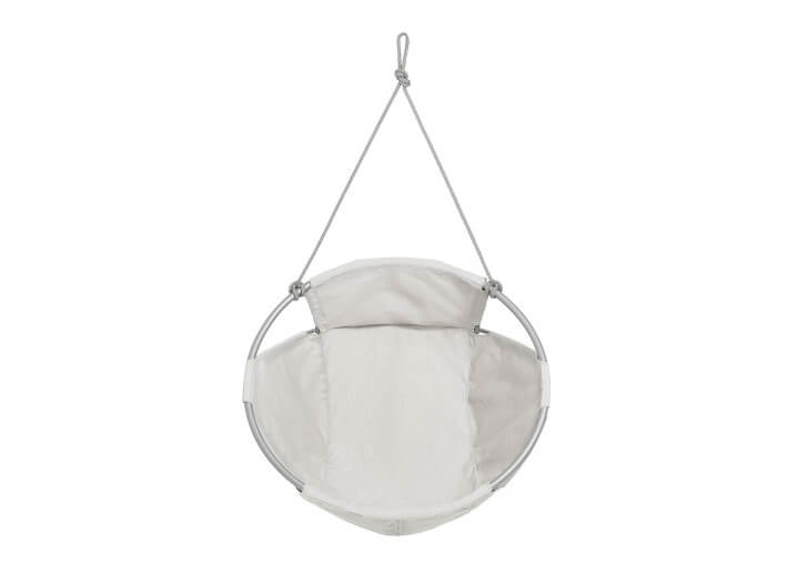 FAUTEUIL SUSPENDU D'INTERIEUR EN TEXTILE OEKO-TEX BLANC SABLE GRIS OU CAFE - COCOON NOAH - TRIMM COPENHAGEN