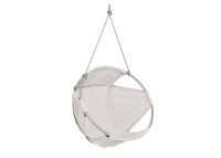 FAUTEUIL SUSPENDU D'INTERIEUR EN TEXTILE OEKO-TEX BLANC SABLE GRIS OU CAFE - COCOON NOAH - TRIMM COPENHAGEN