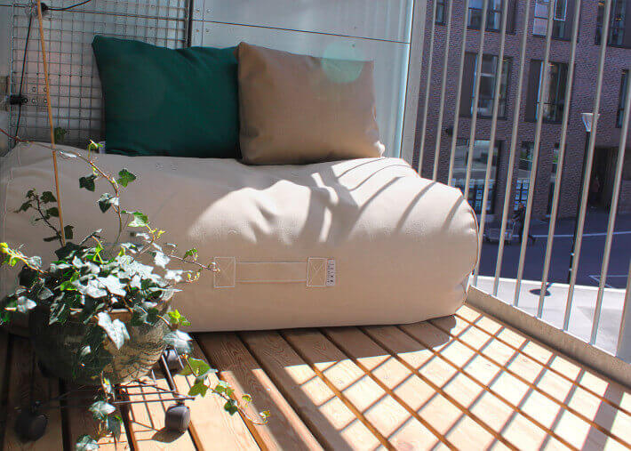 MATELAS DE JARDIN MOELLEUX - MERIDIENNE BEIGE GRIS TAUPE OU GRAPHITE - MINI ROCKET - TRIMM COPENHAGEN