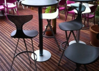 TABOURET DE BAR DESIGN 2 HAUTEURS 62 OU 72 CM - 252 COMBINAISONS DE COULEURS - SET DE 2 UNITES - CYBER PUNK PAR GREEN