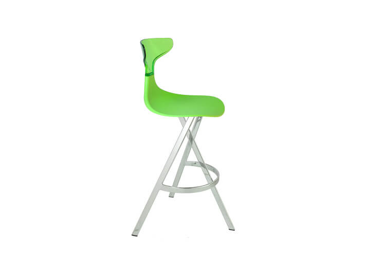 TABOURET DE BAR DESIGN 2 HAUTEURS 62 OU 72 CM - 252 COMBINAISONS DE COULEURS - SET DE 2 UNITES - CYBER PUNK PAR GREEN