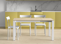 TABLE A MANGER EXTENSIBLE EN STRATIFIE 6 COULEURS - IDEALE PETITS ESPACES - PUZZLE PAR CANCIO