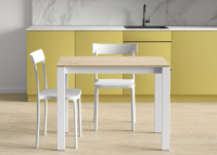 TABLE A MANGER EXTENSIBLE EN STRATIFIE 6 COULEURS - IDEALE PETITS ESPACES - PUZZLE PAR CANCIO