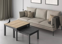 TABLE BASSE DESIGN EN CERAMIQUE 10 COULEURS - FORME RECTANGLE OU CARREE - MULTIPLUS  MINI PAR CANCIO