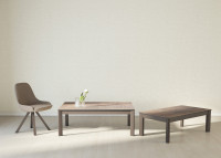 TABLE BASSE DESIGN EN CERAMIQUE 10 COULEURS - FORME RECTANGLE OU CARREE - MULTIPLUS  MINI PAR CANCIO