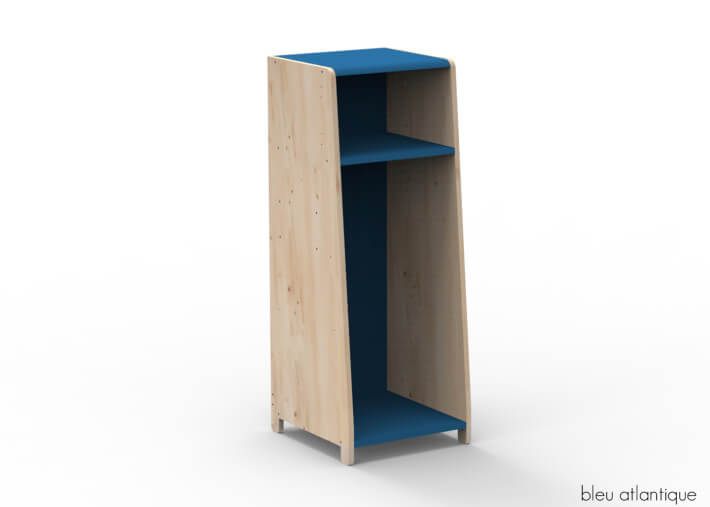 PENDERIE 1 COLONNE AVEC OPTION PENDERIE ETAGERES PORTES OU EXTENSION - ASYMETRY PAR MATHY BY BOLS