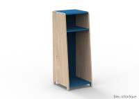 PENDERIE 1 COLONNE AVEC OPTION PENDERIE ETAGERES PORTES OU EXTENSION - ASYMETRY PAR MATHY BY BOLS