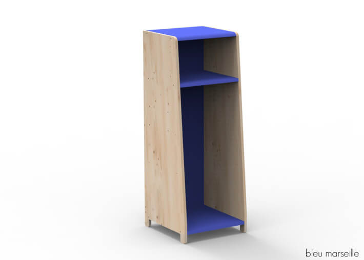 PENDERIE 1 COLONNE AVEC OPTION PENDERIE ETAGERES PORTES OU EXTENSION - ASYMETRY PAR MATHY BY BOLS
