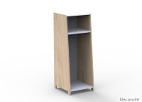 PENDERIE 1 COLONNE AVEC OPTION PENDERIE ETAGERES PORTES OU EXTENSION - ASYMETRY PAR MATHY BY BOLS