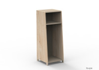 PENDERIE 1 COLONNE AVEC OPTION PENDERIE ETAGERES PORTES OU EXTENSION - ASYMETRY PAR MATHY BY BOLS
